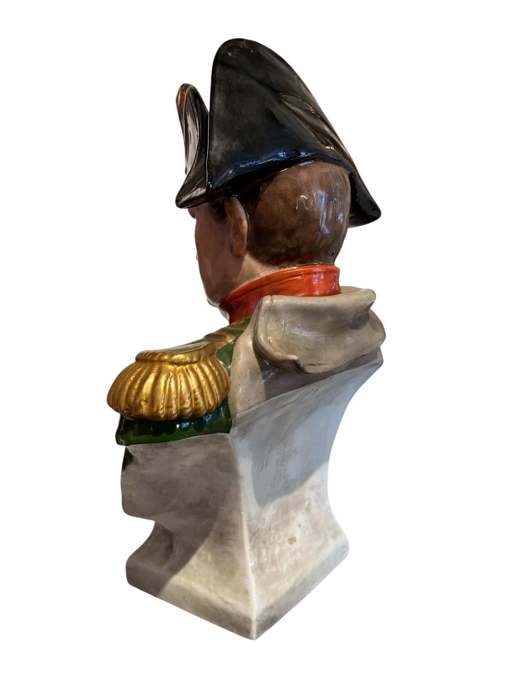Dipinto a mano Busto di Napoleone Bonaparte in vendita