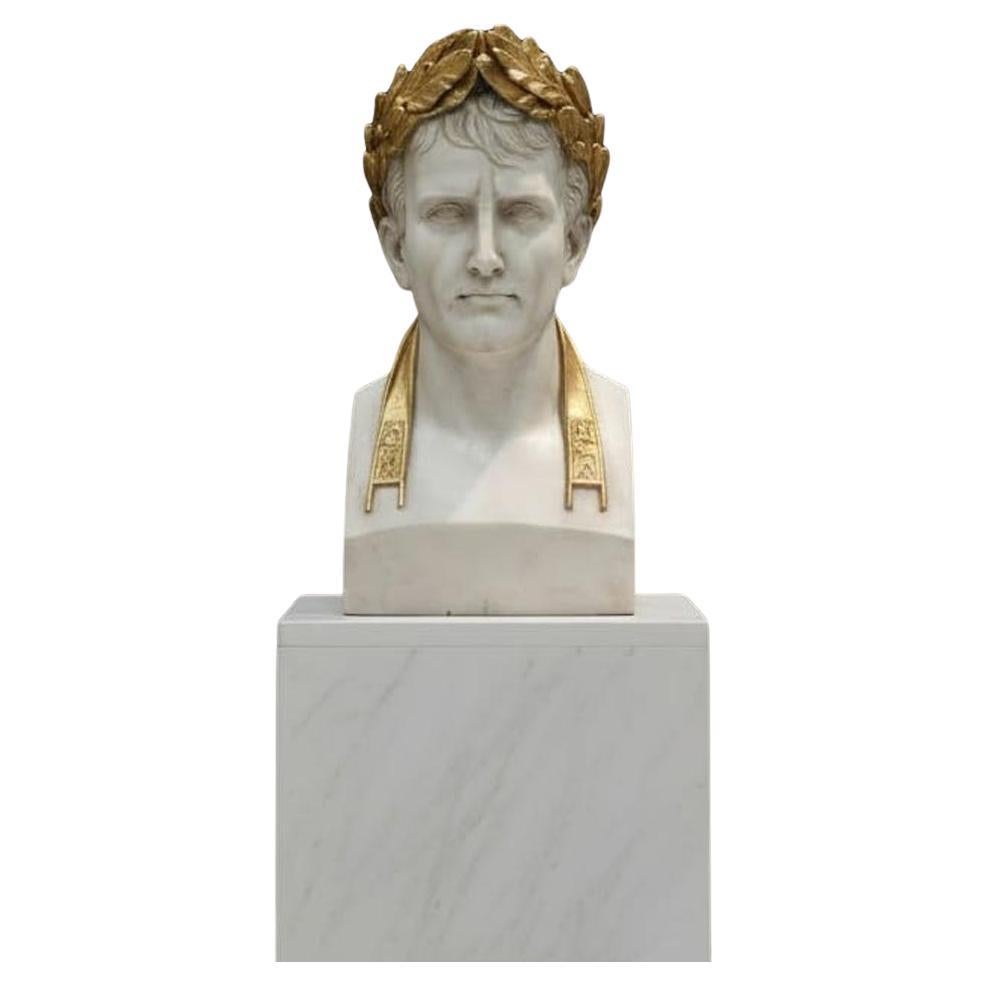 Bust of Napoleon in statuary marble