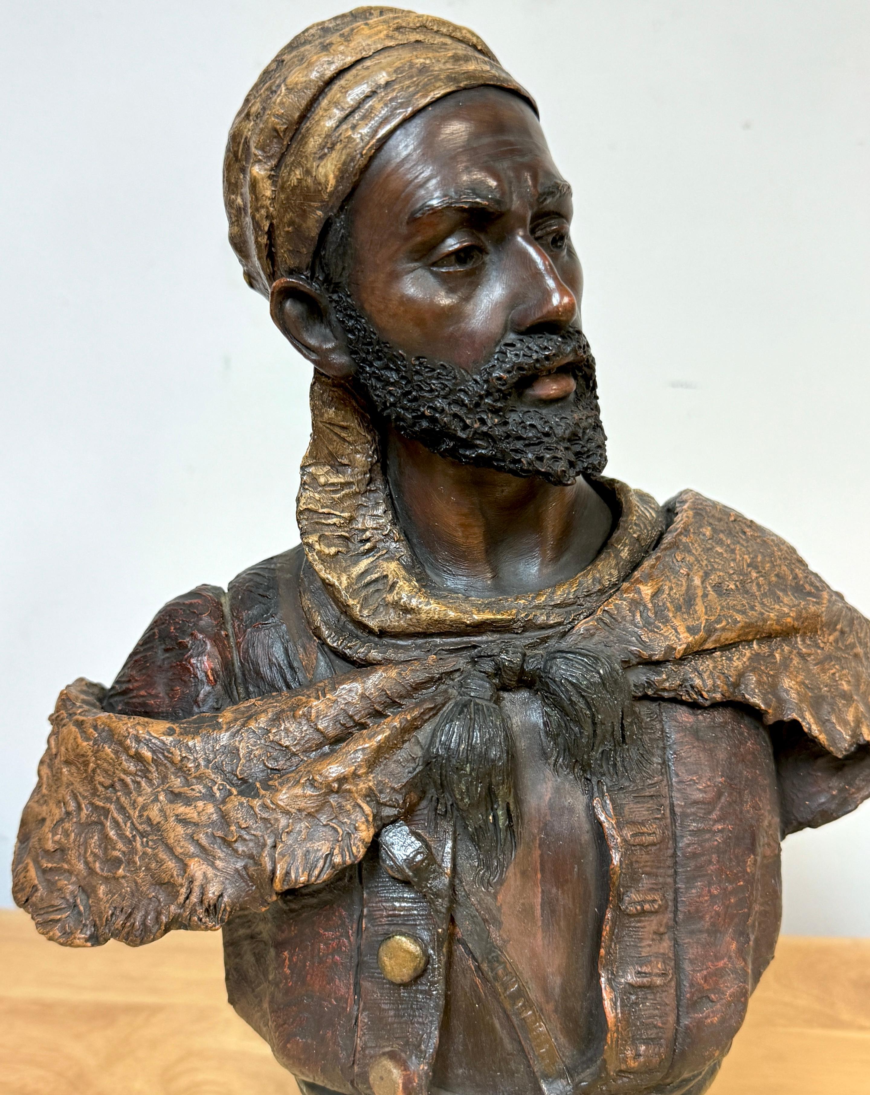 Pieno vittoriano Busto di tribù nordafricana, 