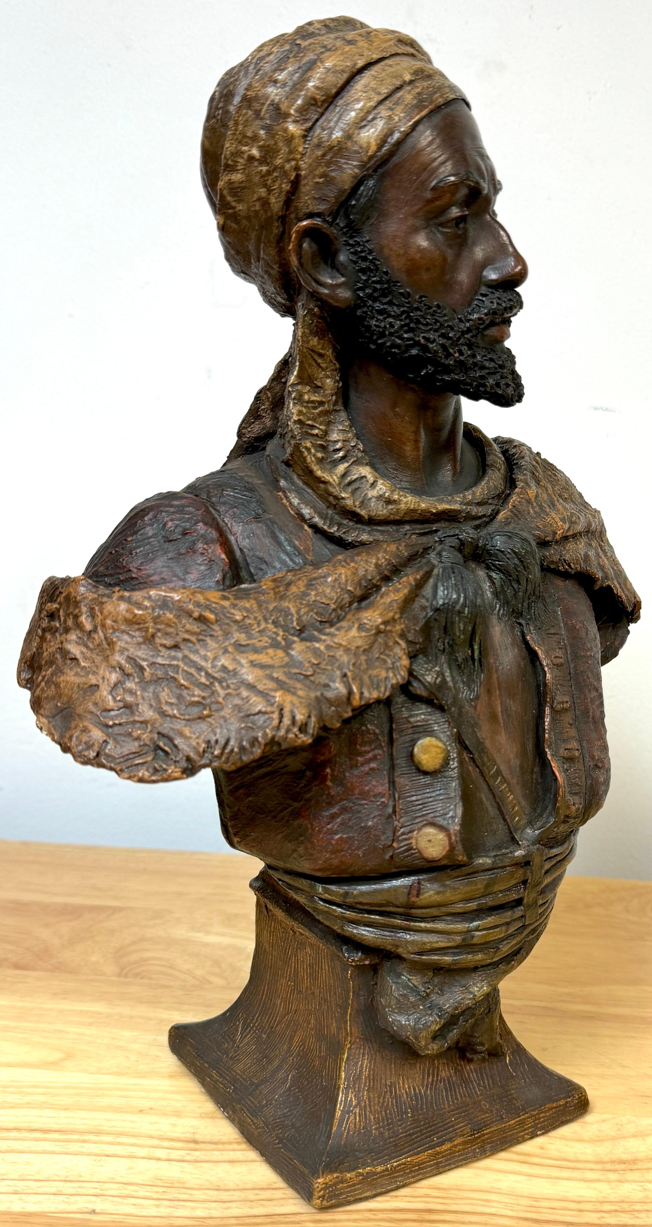 Dorato Busto di tribù nordafricana, 