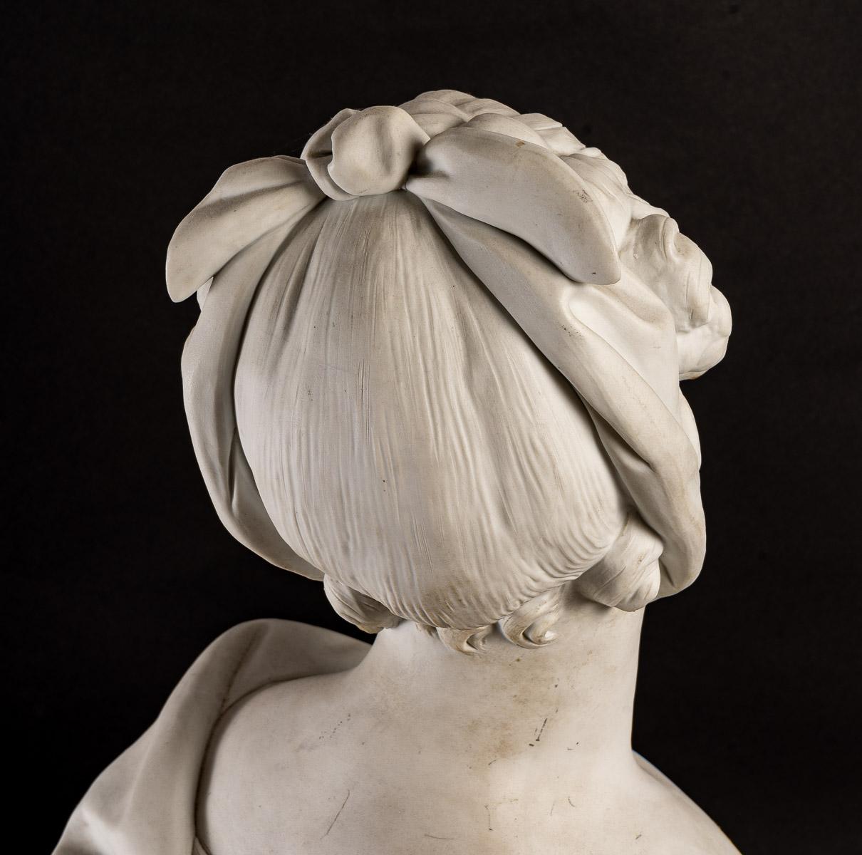 19th Century Bust of Pompadour, in Sèvres Biscuit