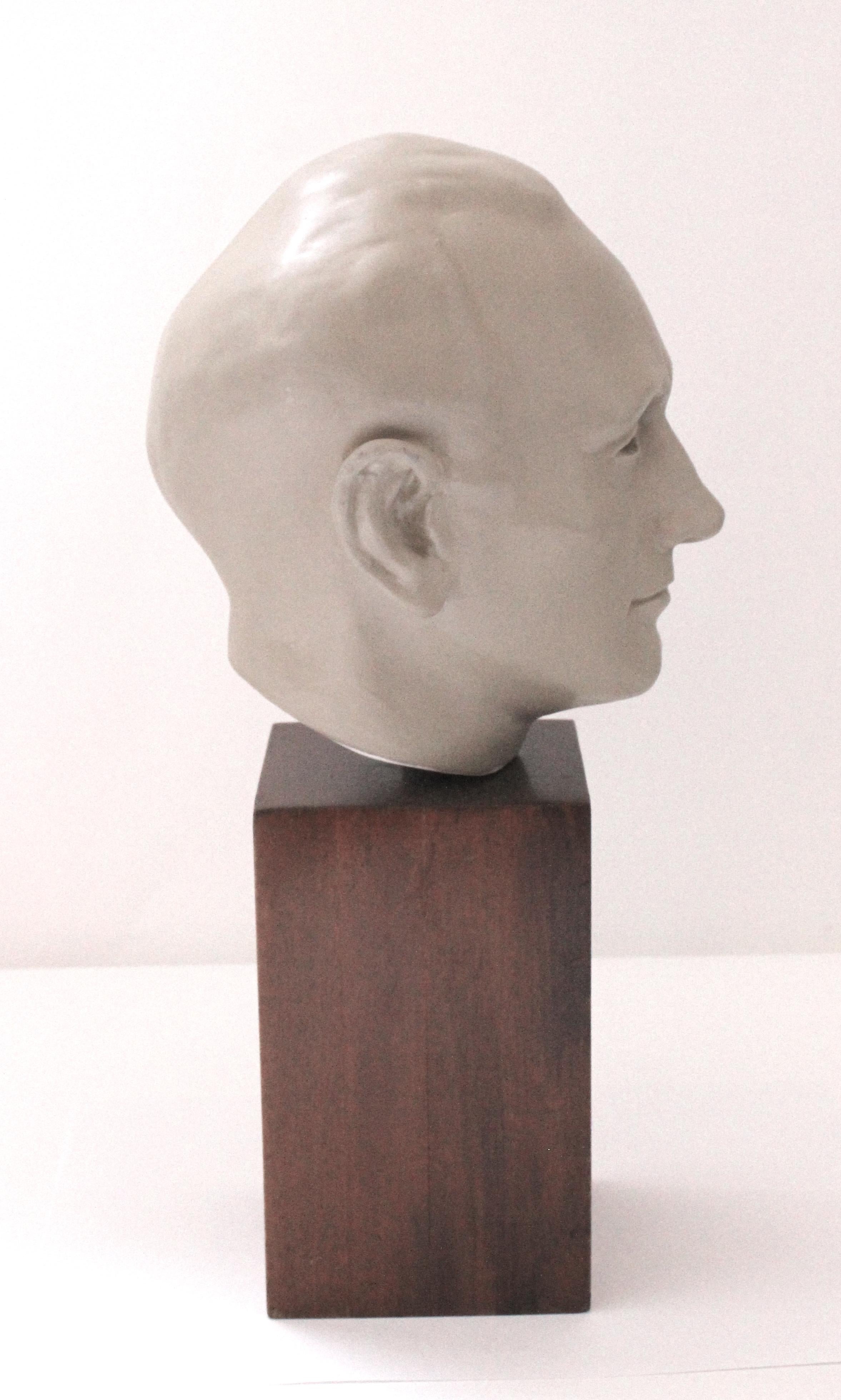 Mid-Century Modern Bust of the Architect Morris Lapidus For Sale
