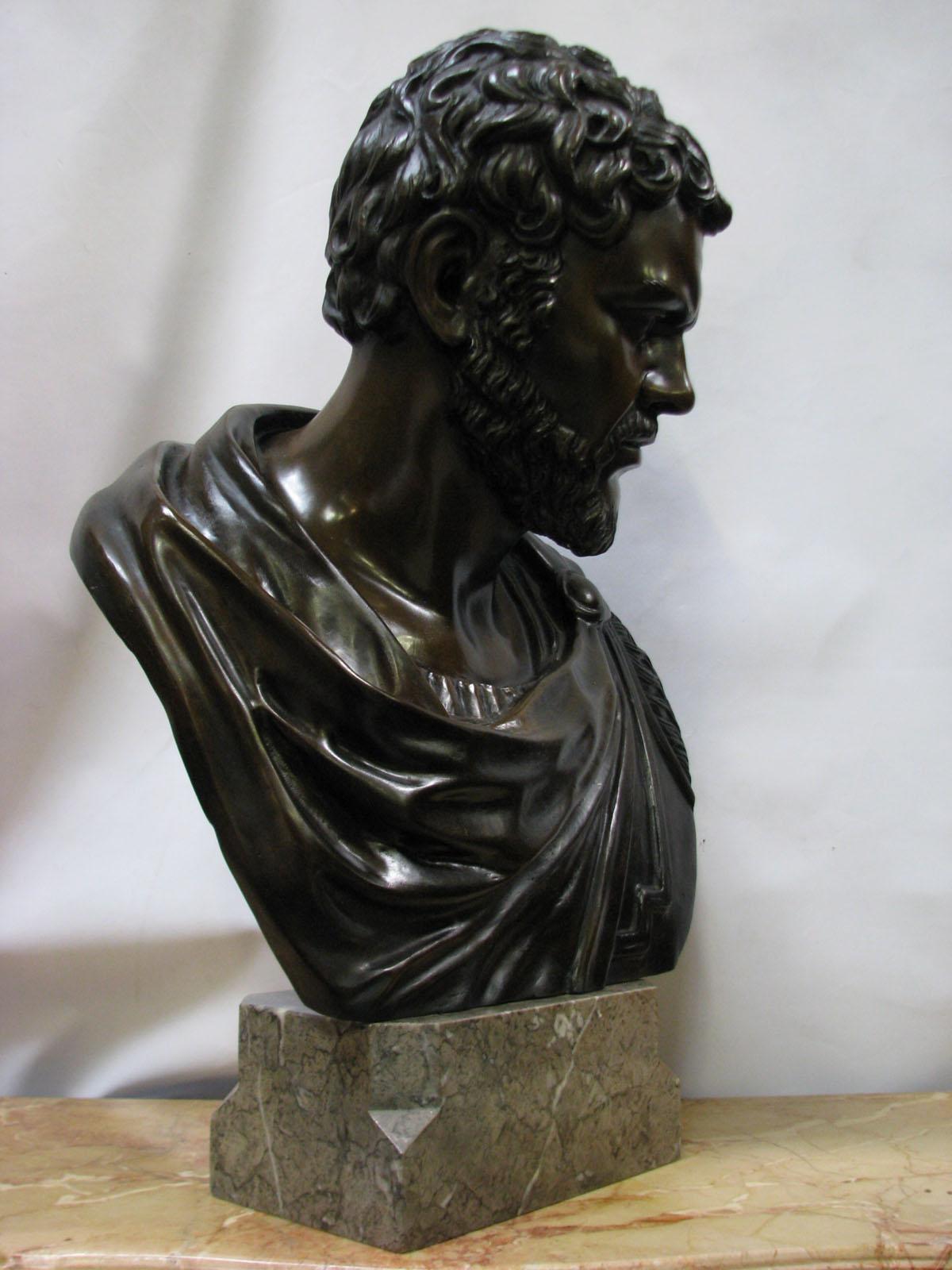 Other Bust of the Roman Emperor Caracalla, Signed 