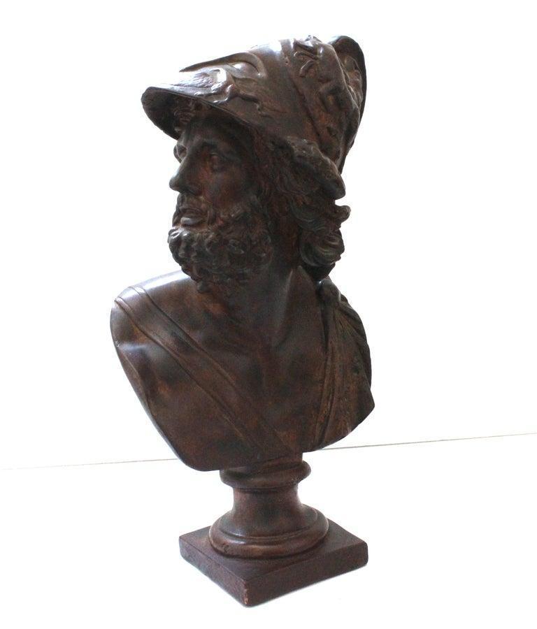Bust of the Sparta King Menelaus In Good Condition For Sale In West Palm Beach, FL