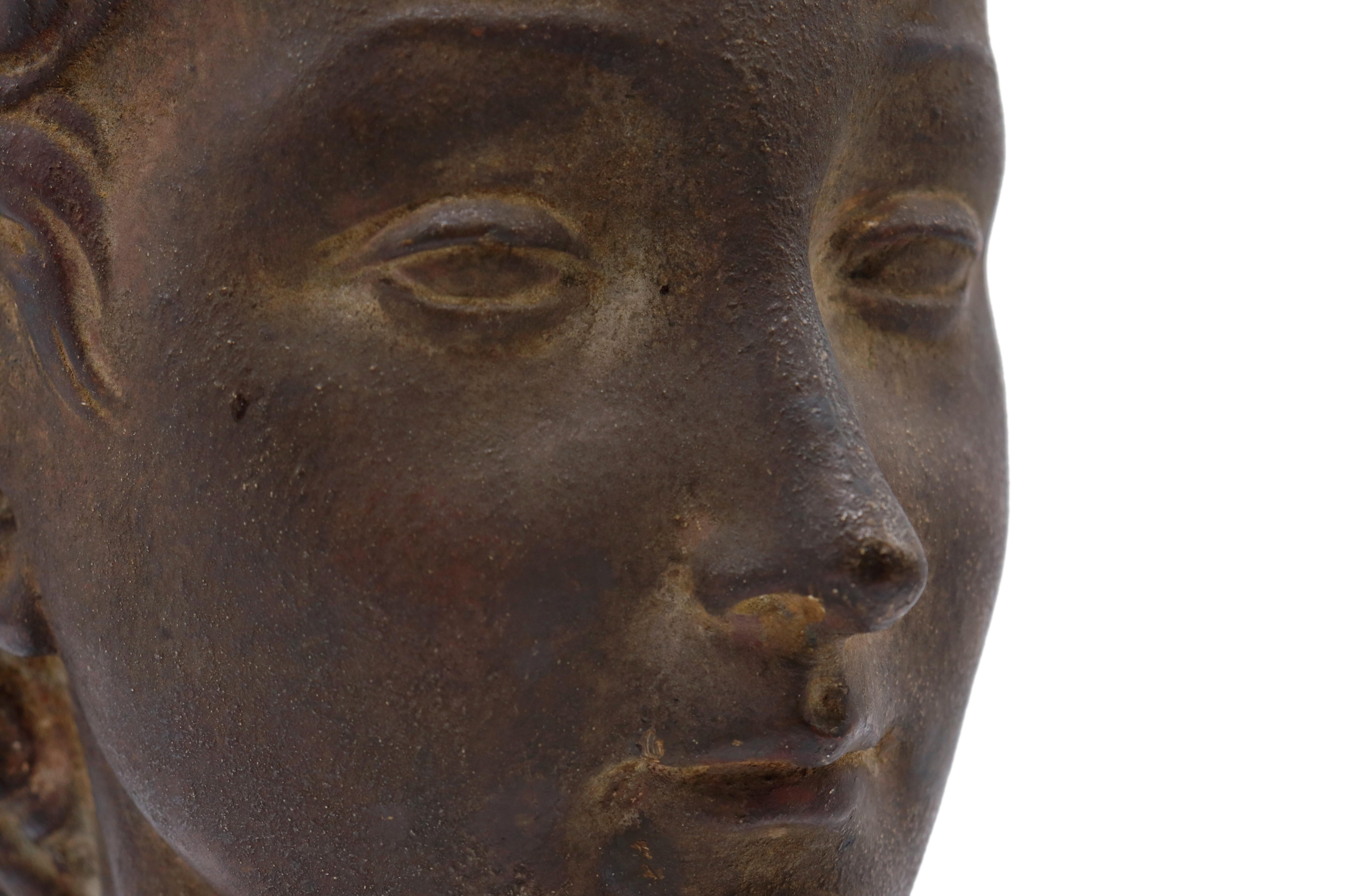 Art Deco Bust of Young Woman