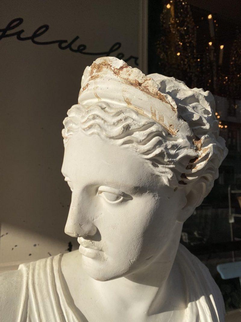 Mid-20th Century Bust, Roman Huntress Diana, France For Sale