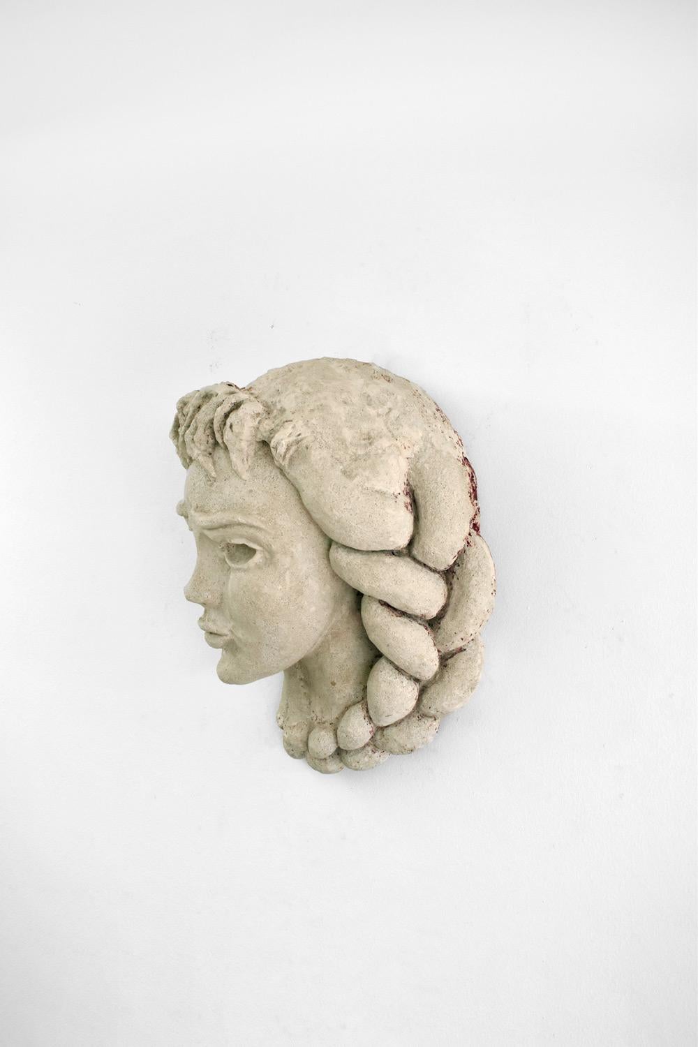 Skulptur einer Büste aus Stein, XX. Jahrhundert. (Französisch) im Angebot