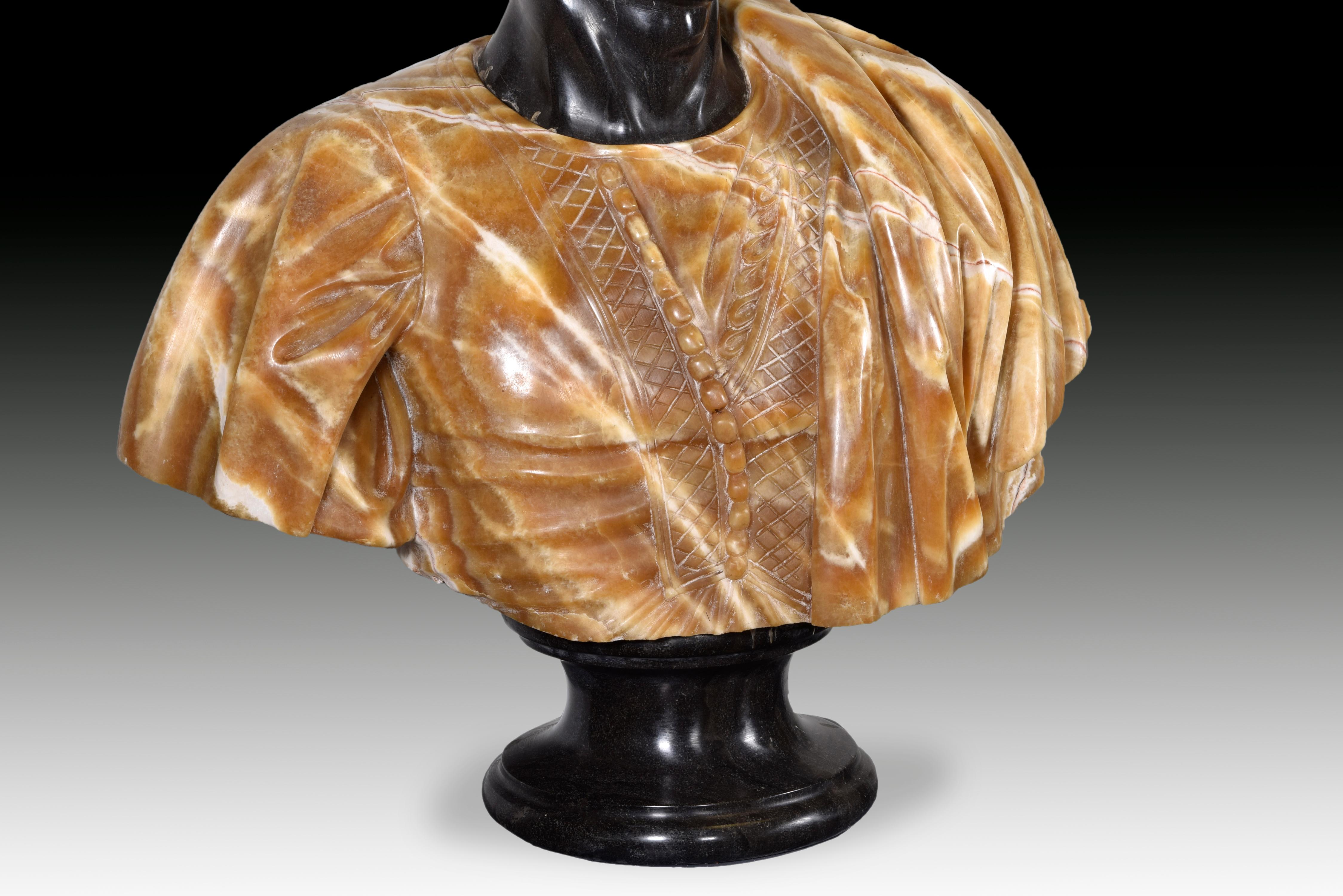 Bust, Venetian Style, Marble, 20th Century 1