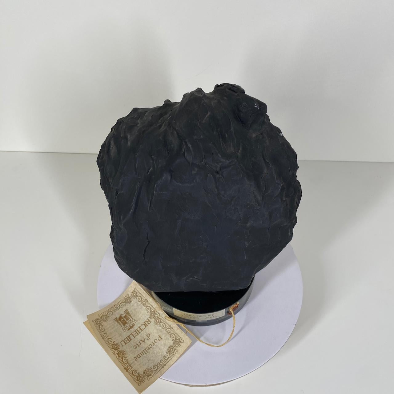 Late 20th Century Bust VISENTIN Gianni. for  PORCELLANE D'ARTE RICHELIEU - 1980's For Sale