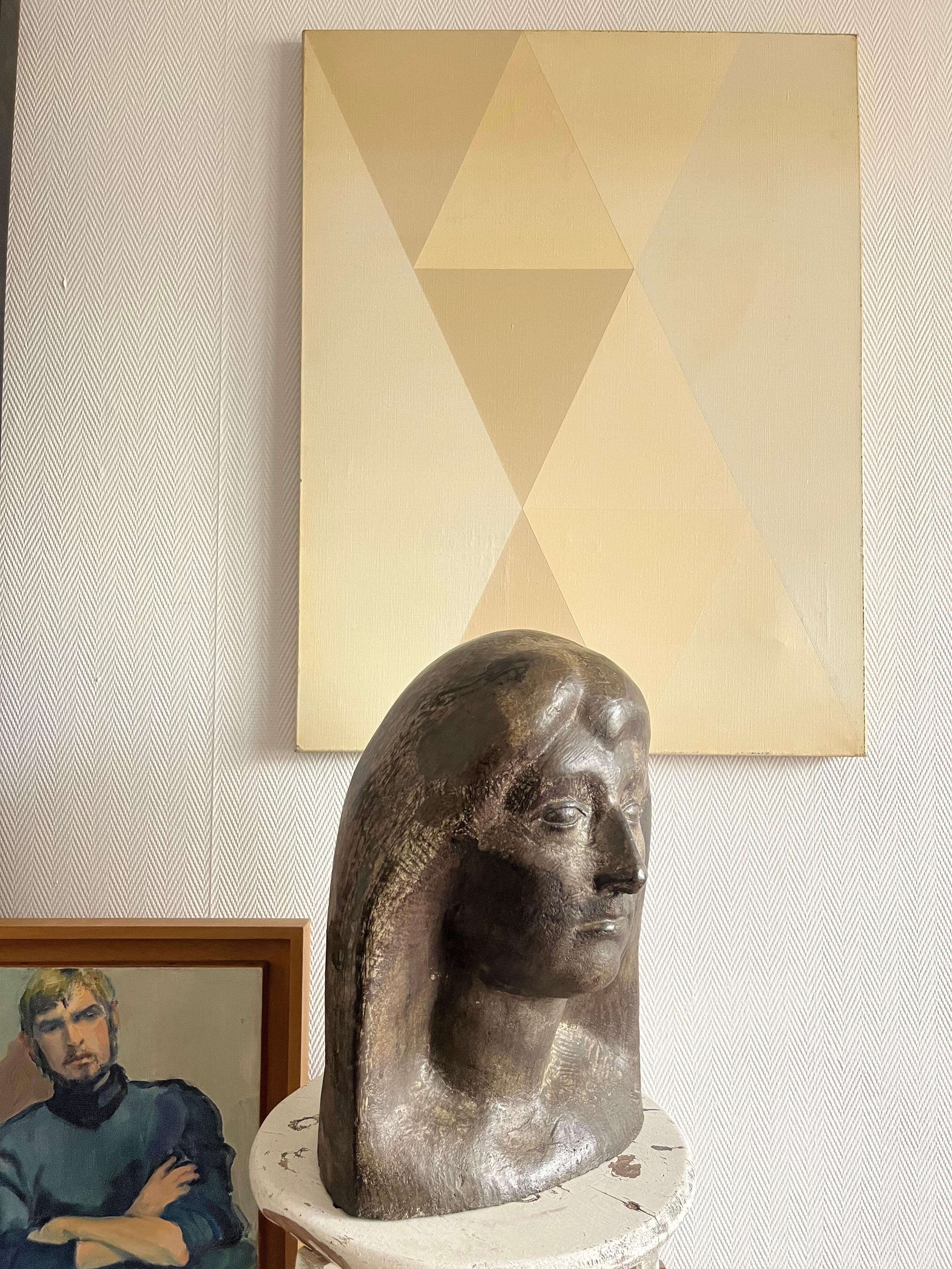 Patinato Busto di donna di Robert The 1960 in vendita