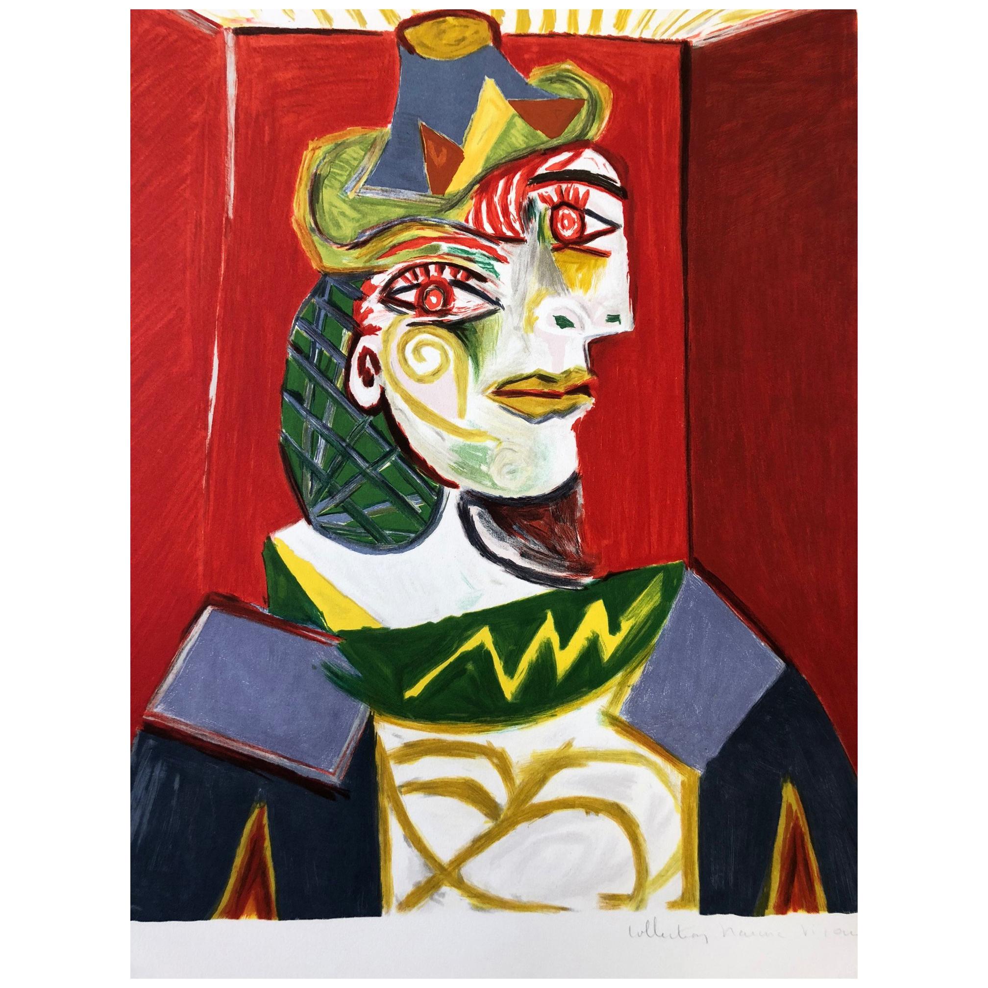 "Buste de Femme" Lithograph by Pablo Picasso