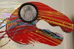 Buster Simpson Salmon-Ta-Boot Hanging Windvane Folk Art Sculpture 1986