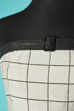 Bustier dress with jacquard pattern Jean-Charles de Castelbajac