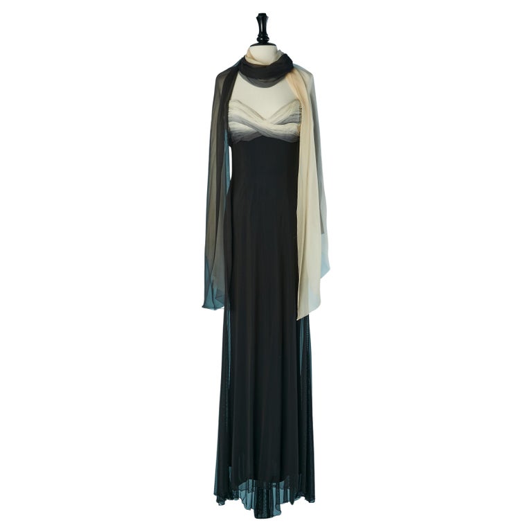 bergdorf evening dresses Bergdorf Goodman Vintage Long Dress - Green Dresses, Clothing - WBG26819