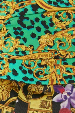 Bustier Printed  ballon cocktail dress VERSACE JEANS COUTURE