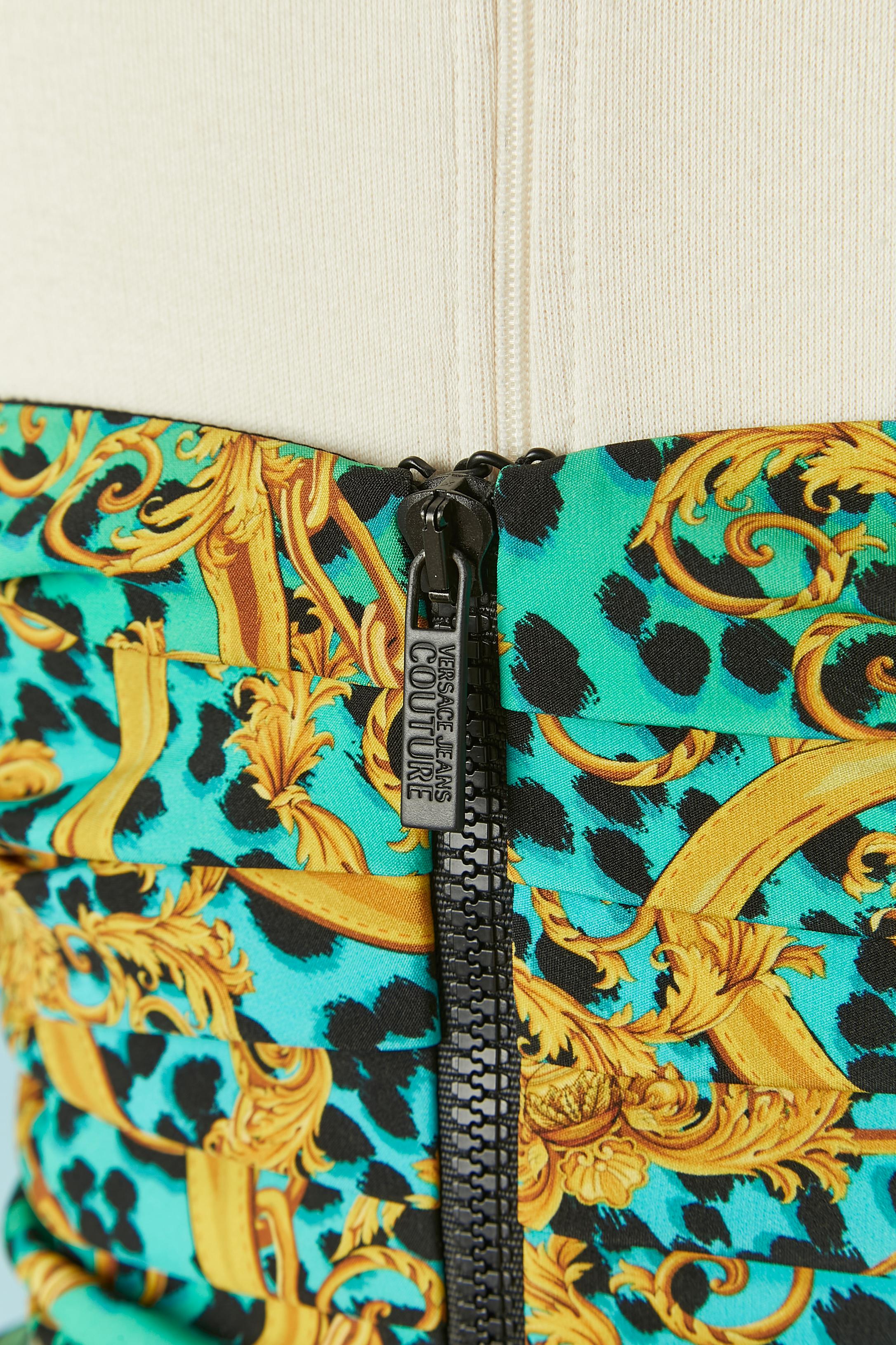 Bustier stampato  abito ballon cocktail Versace Jeans Couture 3