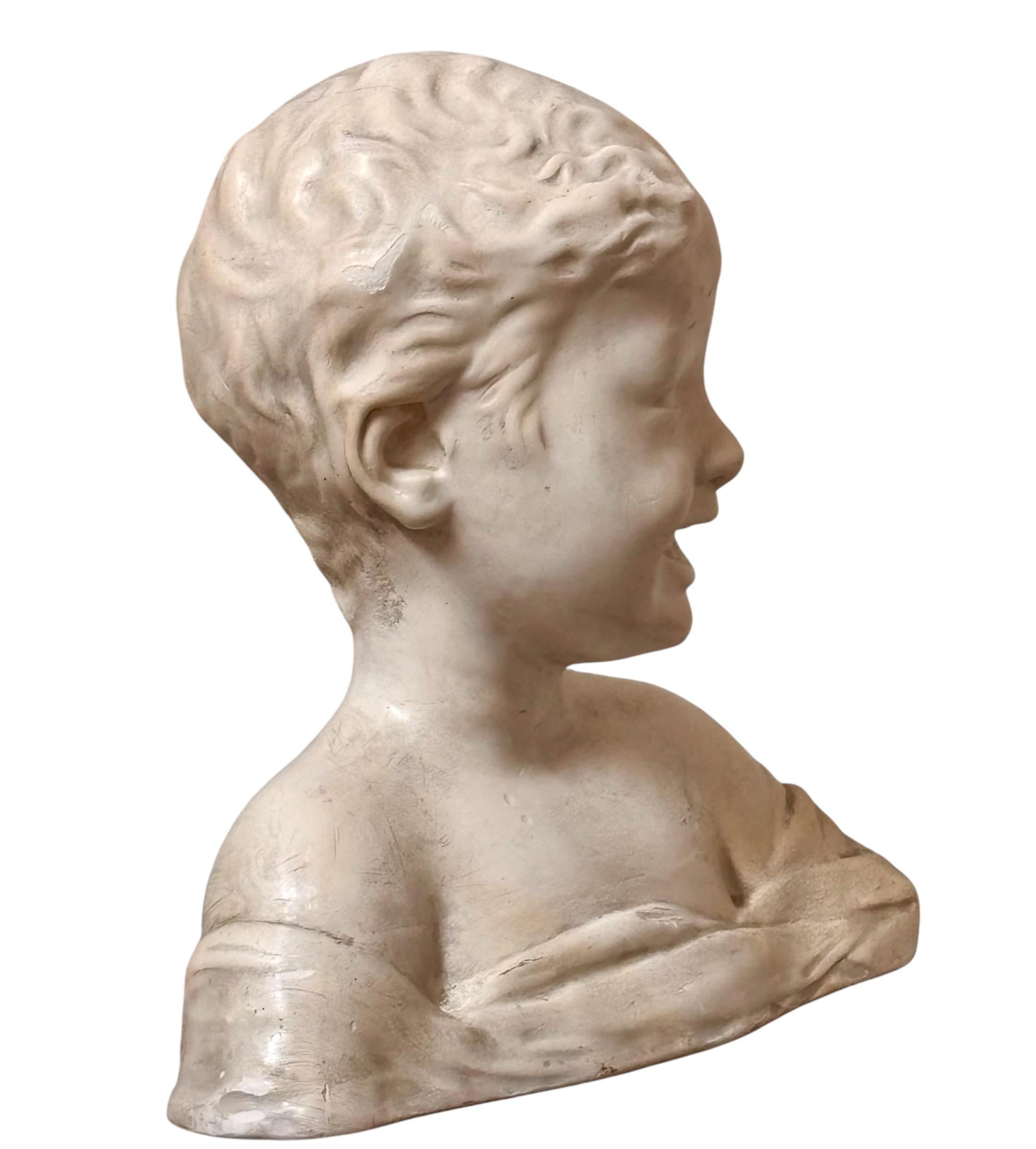 Inizio XX secolo Busto di bambino sonante in vendita