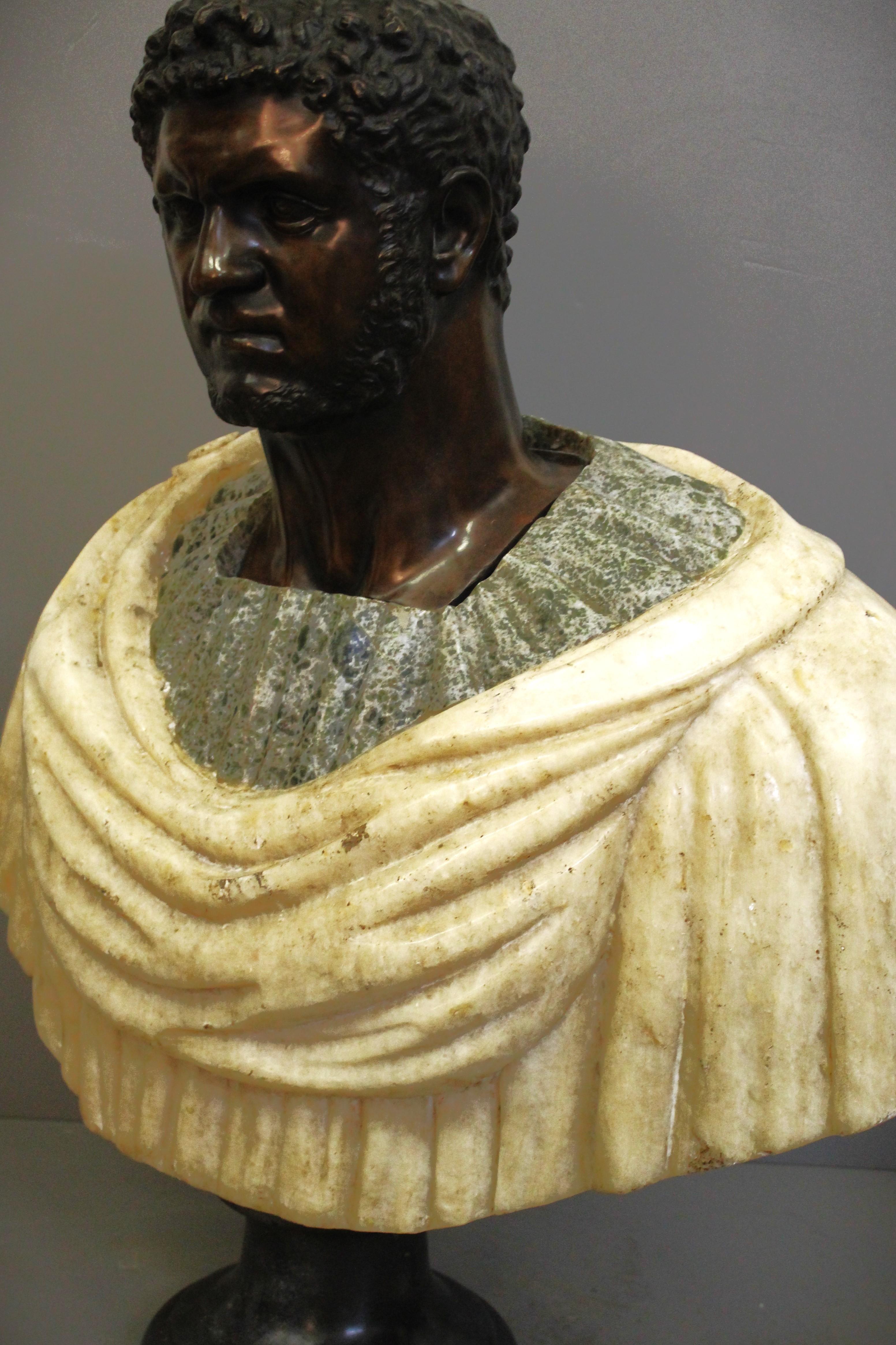 Buste de l'empereur romain, Caracalla Excellent état - En vente à Rome, IT