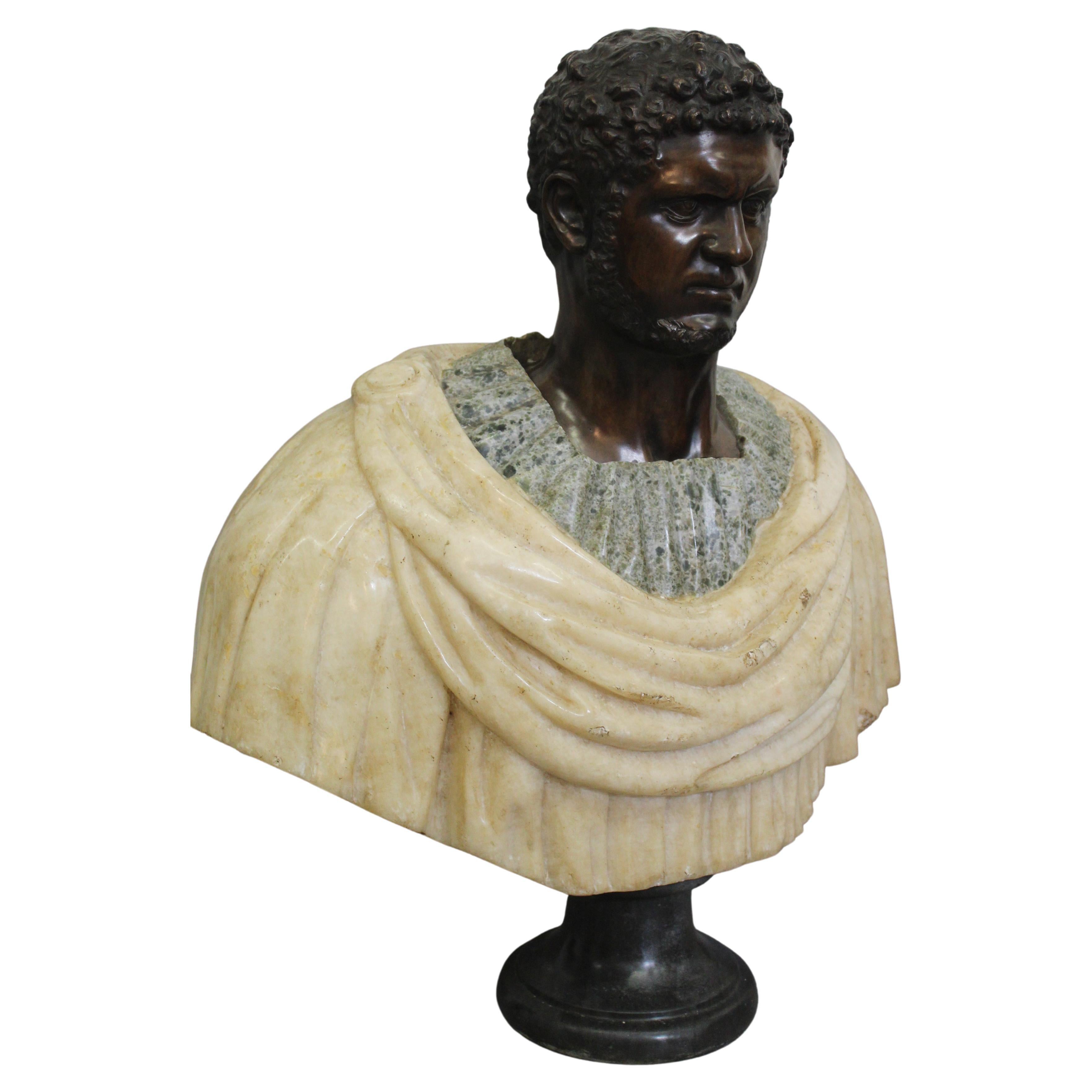 Buste de l'empereur romain, Caracalla en vente