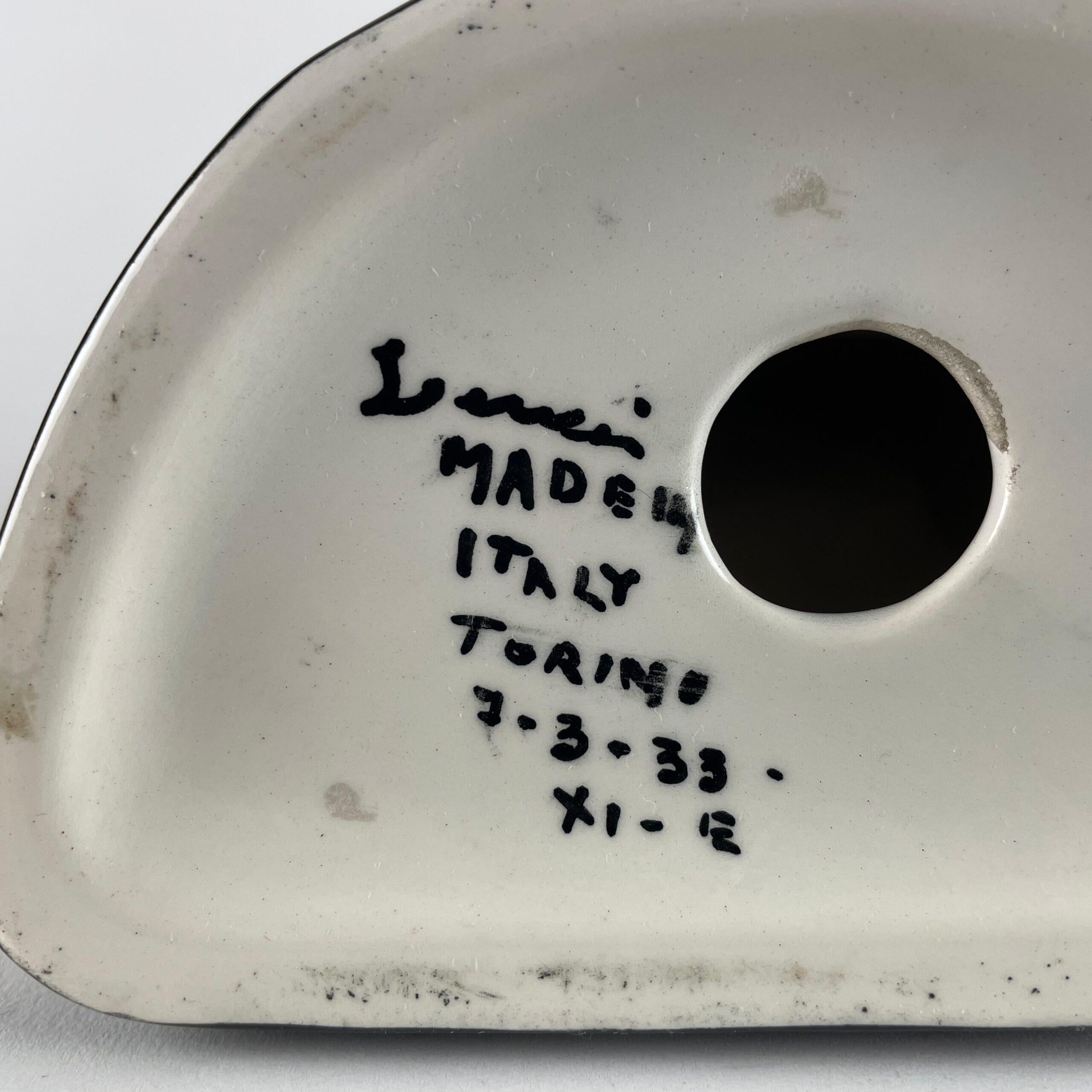 Buste Femme Décò en Céramique Lenci Torino 1933 Rassegnazione Elena Scavini en vente 1