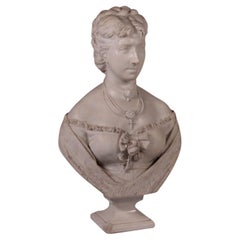 Female Bust in Carrara Marble 19th century