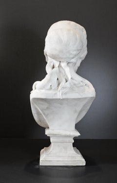 Busto haciendo Alegoría a la Inocencia , S.XIX .