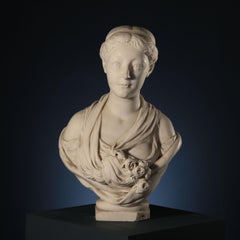 Spring marble bust, first half of the 19th century