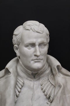 Busto, Scultura, Napoleone Bonaparte, Marmo, Fine XIX Secolo