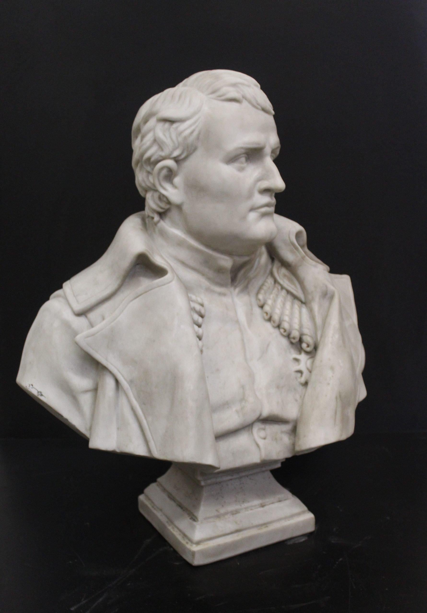 Busto, Scultura, Napoleone Bonaparte, Marmo, Fine XIX Secolo In Excellent Condition For Sale In Rome, IT