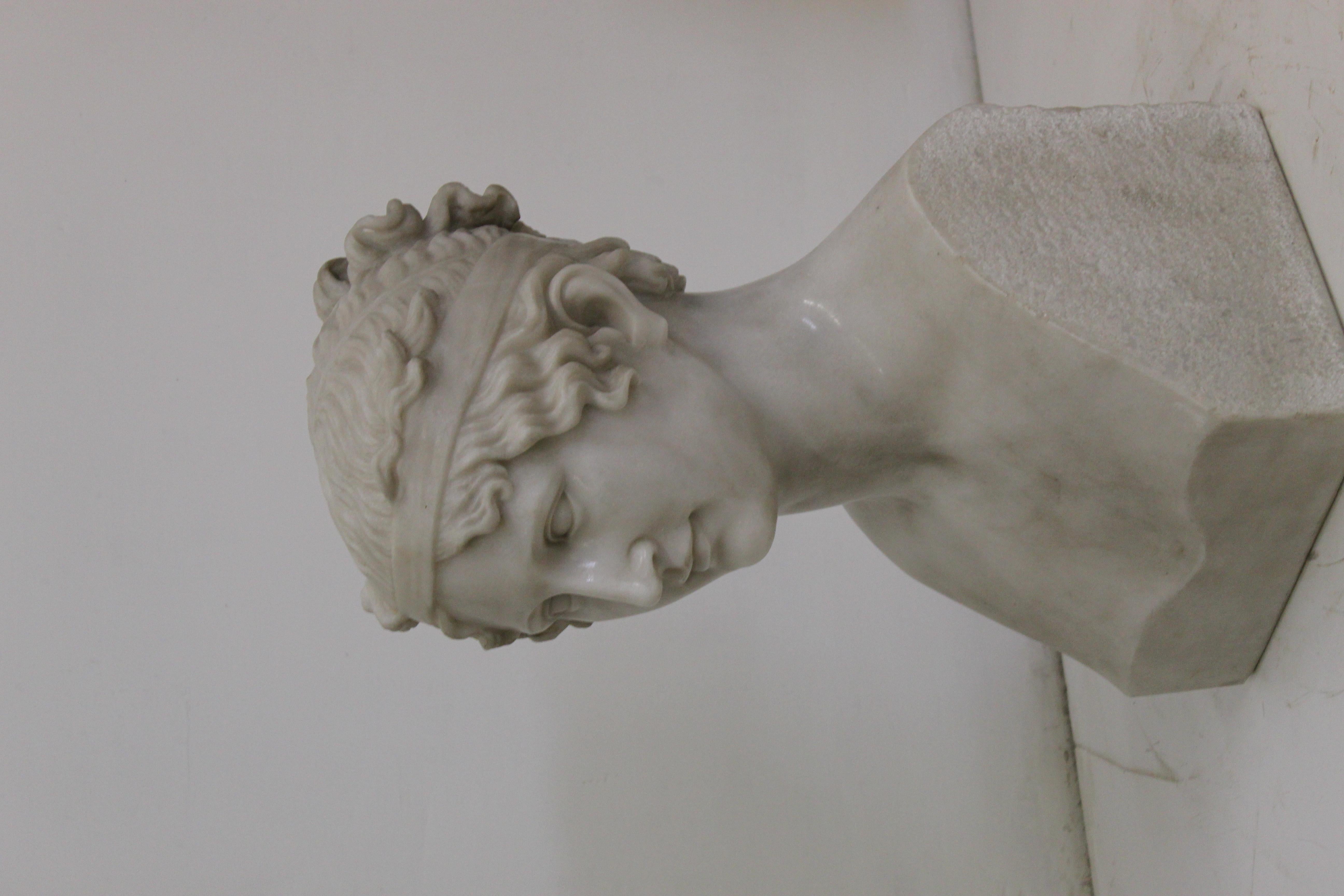 Busto, Scultura, Paolina Bonaparte - 60 cm - Marmo - metà del XX secolo.