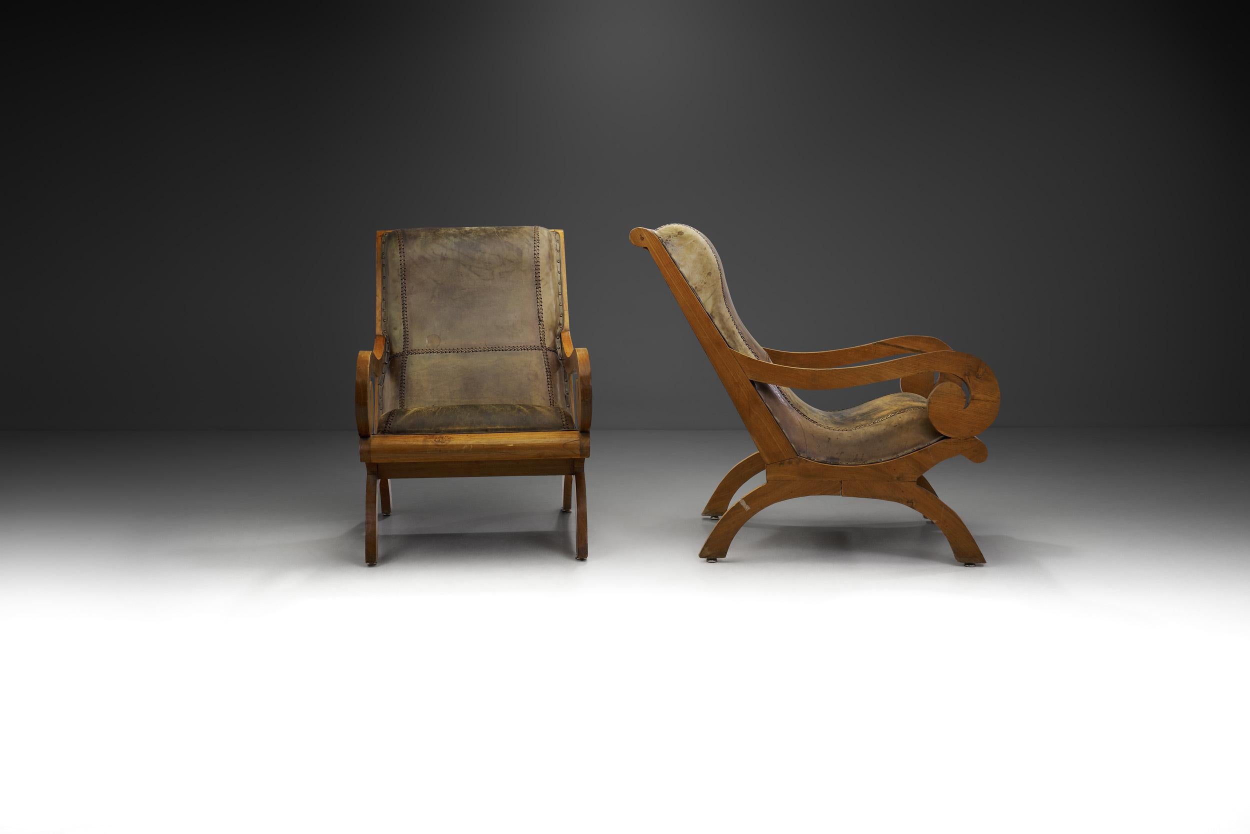Indonesian Butaque Colonial Chairs, Indonesia Second Half of the 20th Century For Sale