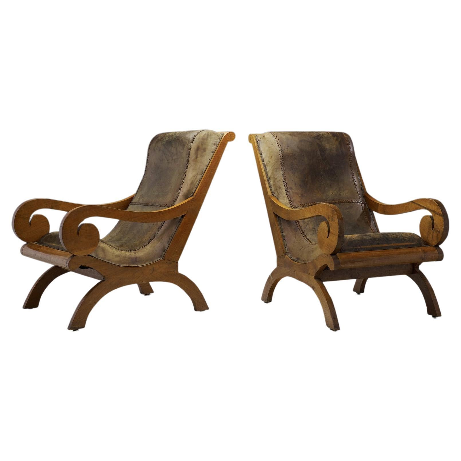 Butaque Colonial Chairs, Indonesia Second Half of the 20th Century For Sale