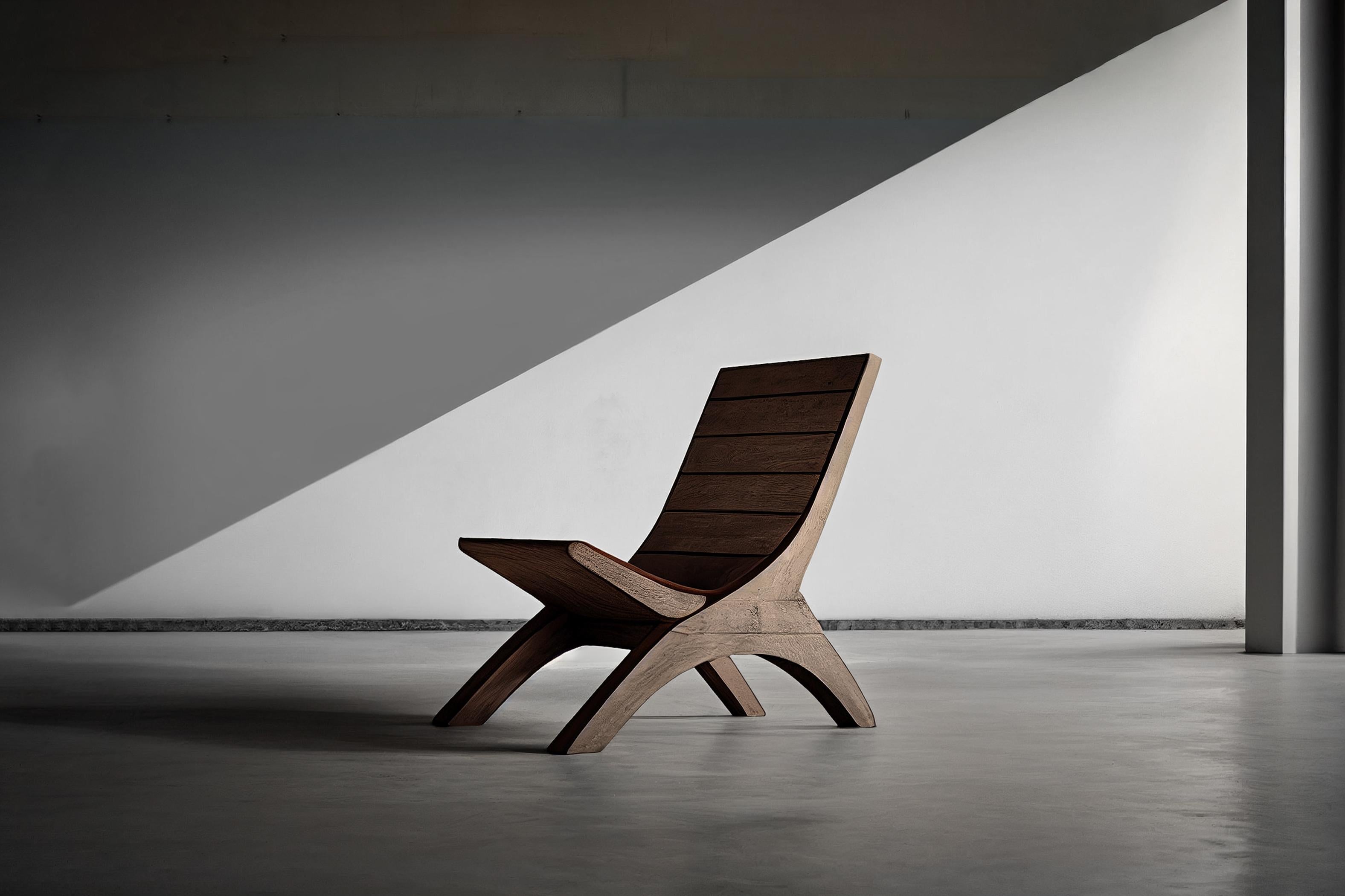 Butaque lounge chair made of solid wood inspired in Clara Porset Design 


The Butaque lounge chair is an exquisite creation by NONO that draws inspiration from the celebrated design of Clara Porset. Crafted from solid wood, the Butaque lounge