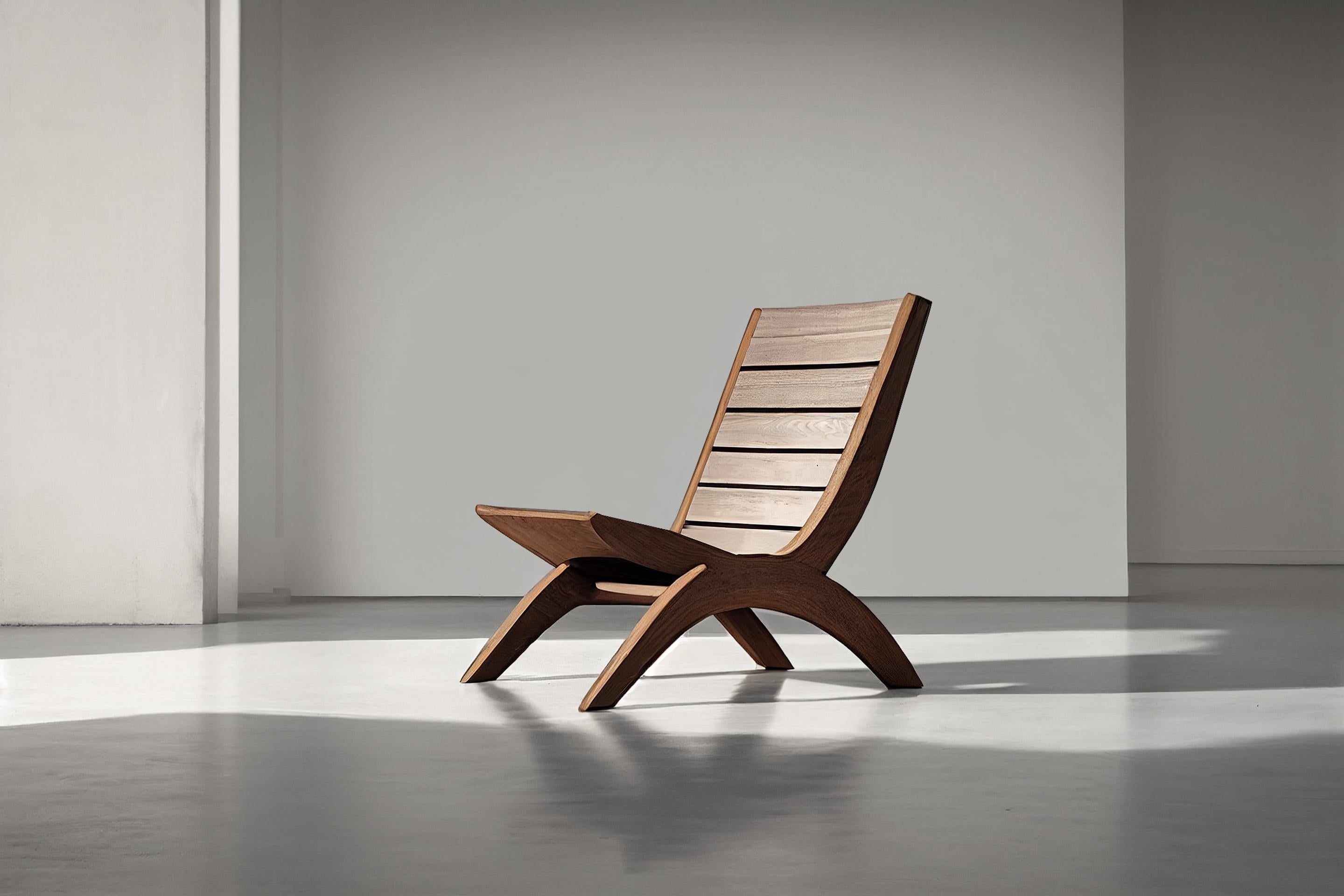 fauteuil en bois massif design