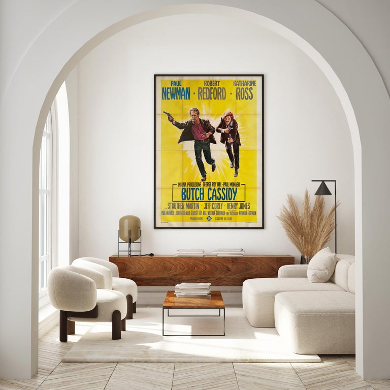 Butch Cassidy and the Sundance Kid Italian Film Movie Poster, 1970's 4 ...