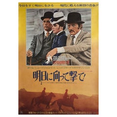 Used Butch Cassidy and the Sundance Kid R1975 Japanese B2 Film Poster