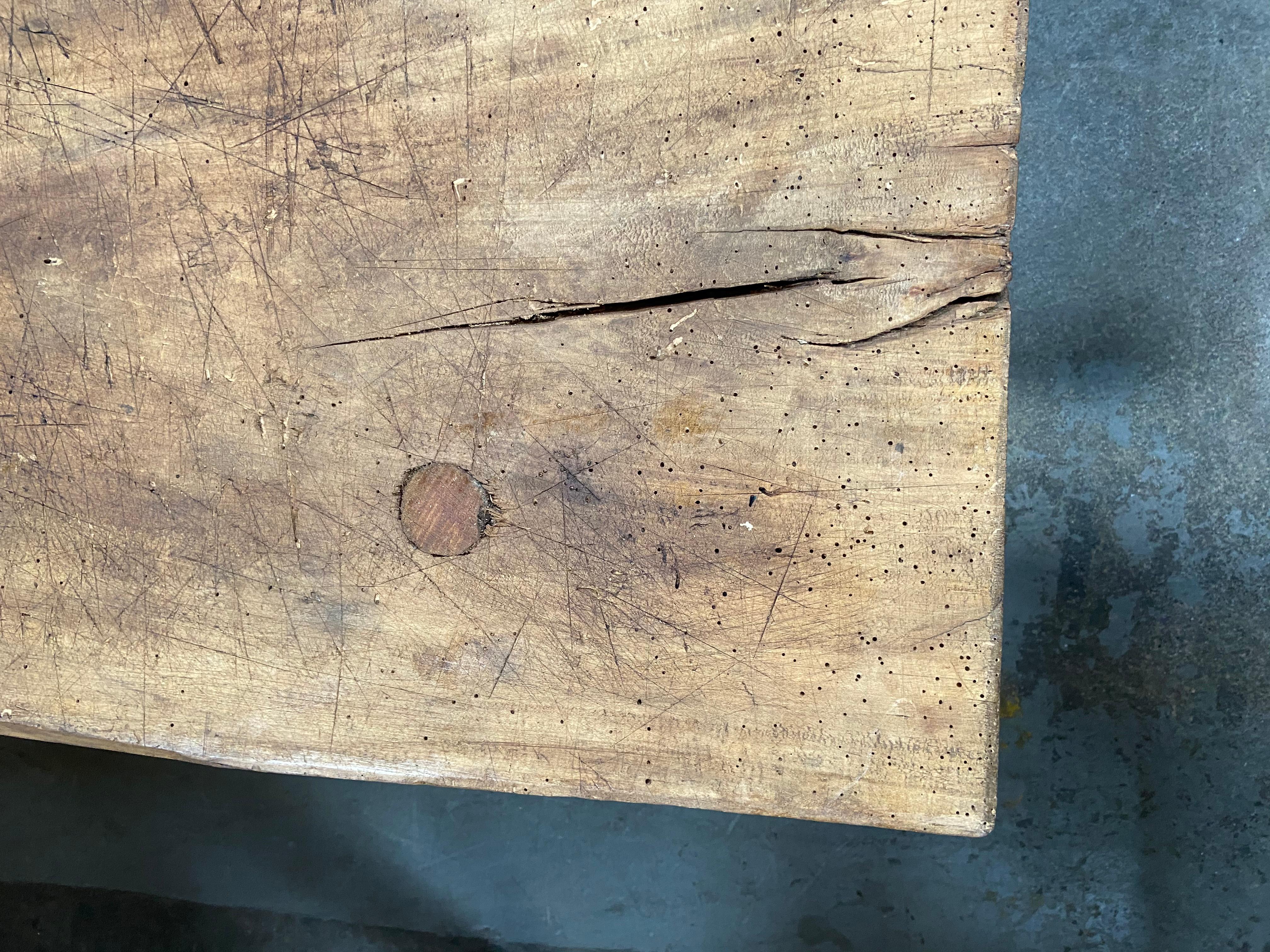 Rustic Butcher Block Coffee Table