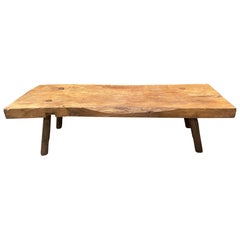 Antique Butcher Block Coffee Table