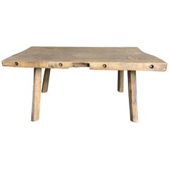 Butcher Block Coffee Table