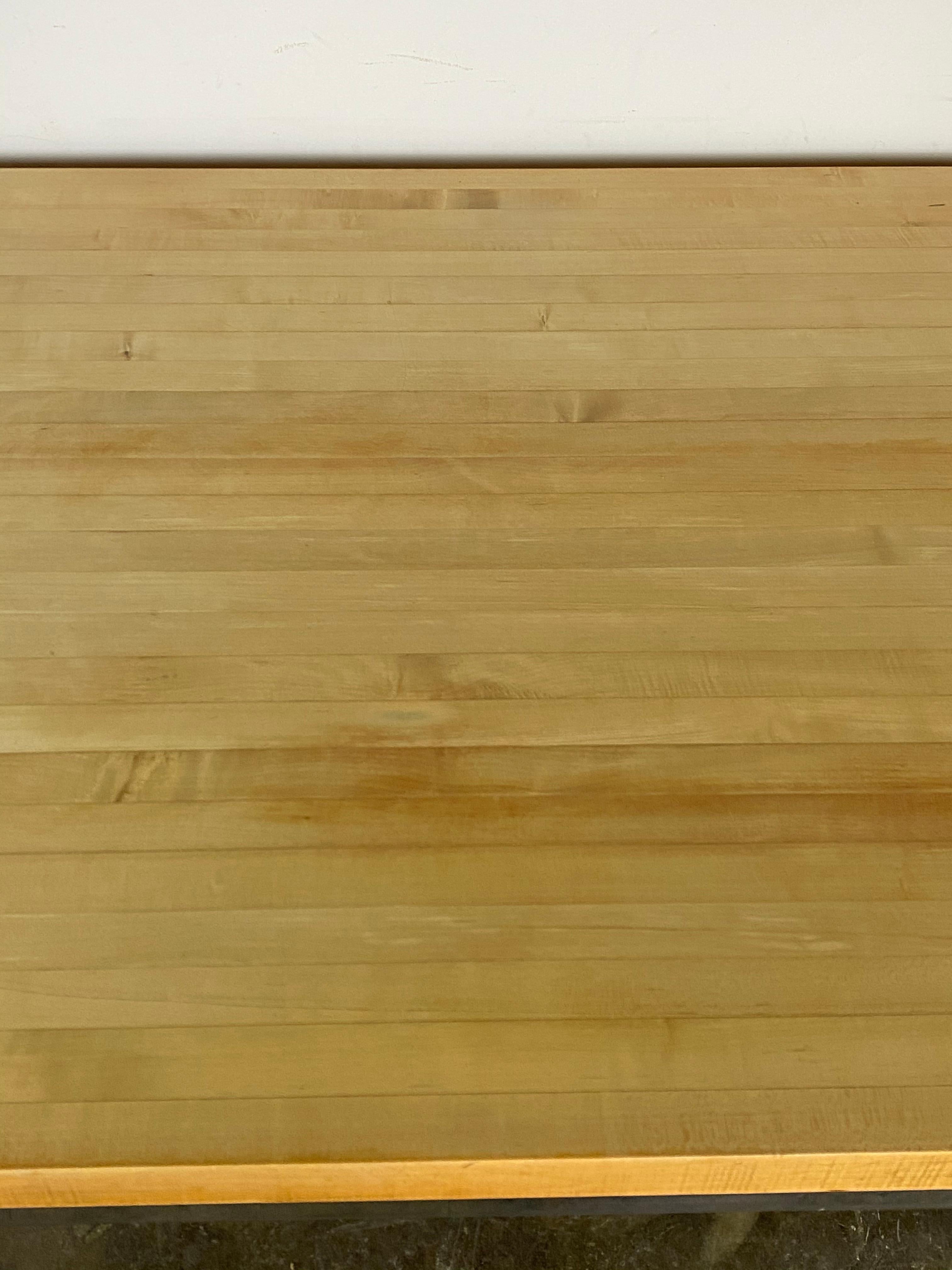 Butcher Block Parsons Dining Table from Design Research 1