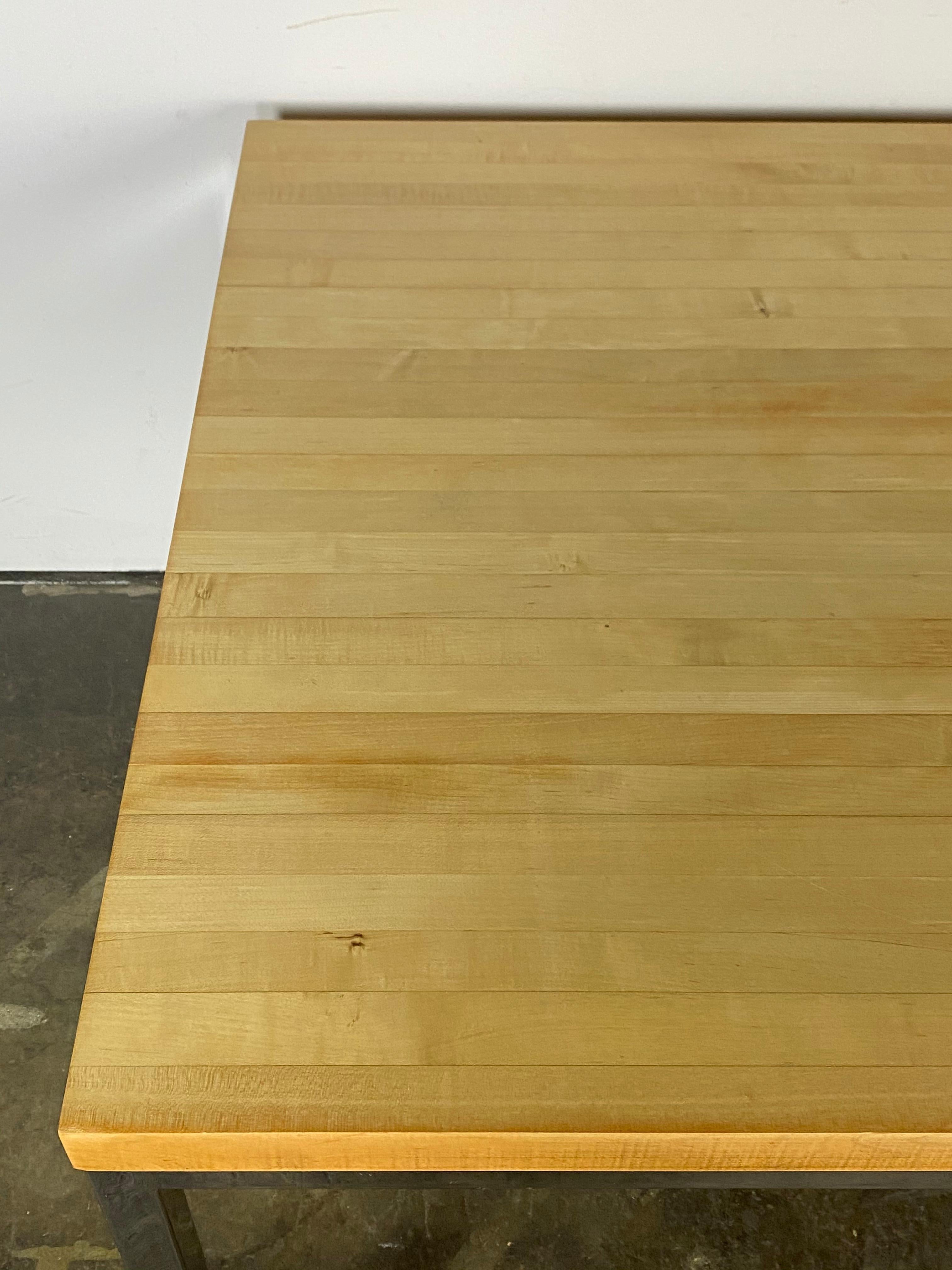 Butcher Block Parsons Dining Table from Design Research 2