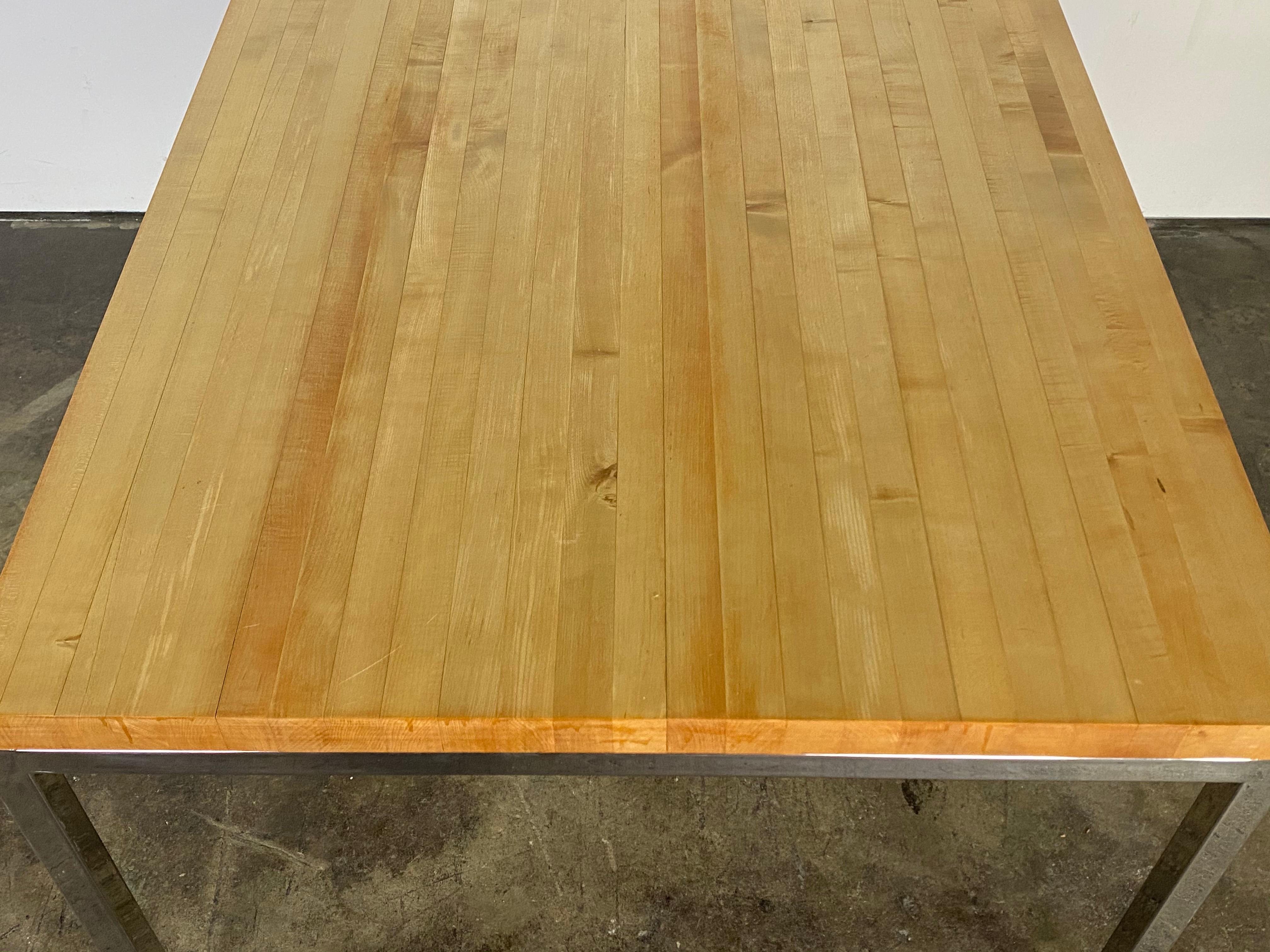 Butcher Block Parsons Dining Table from Design Research 4