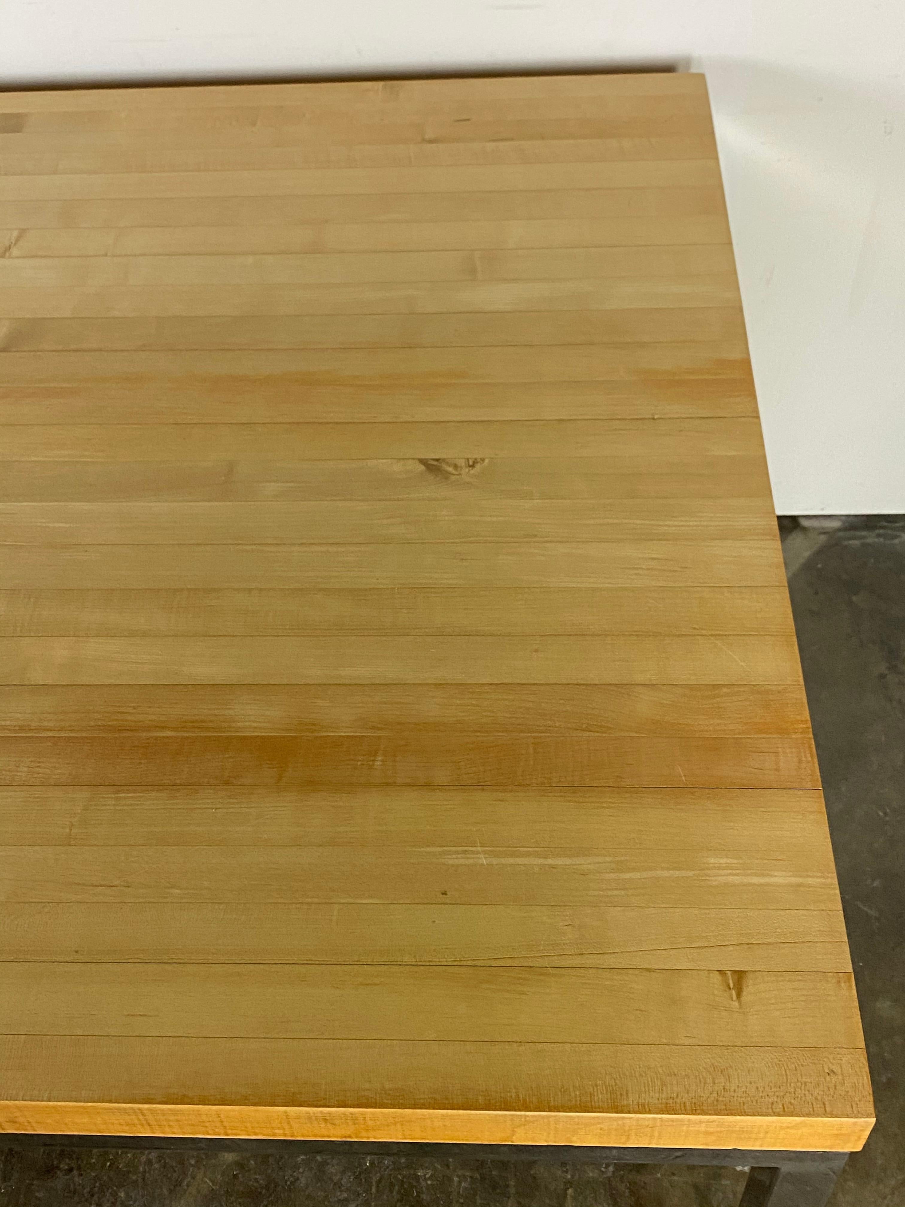 Butcher Block Parsons Dining Table from Design Research 7