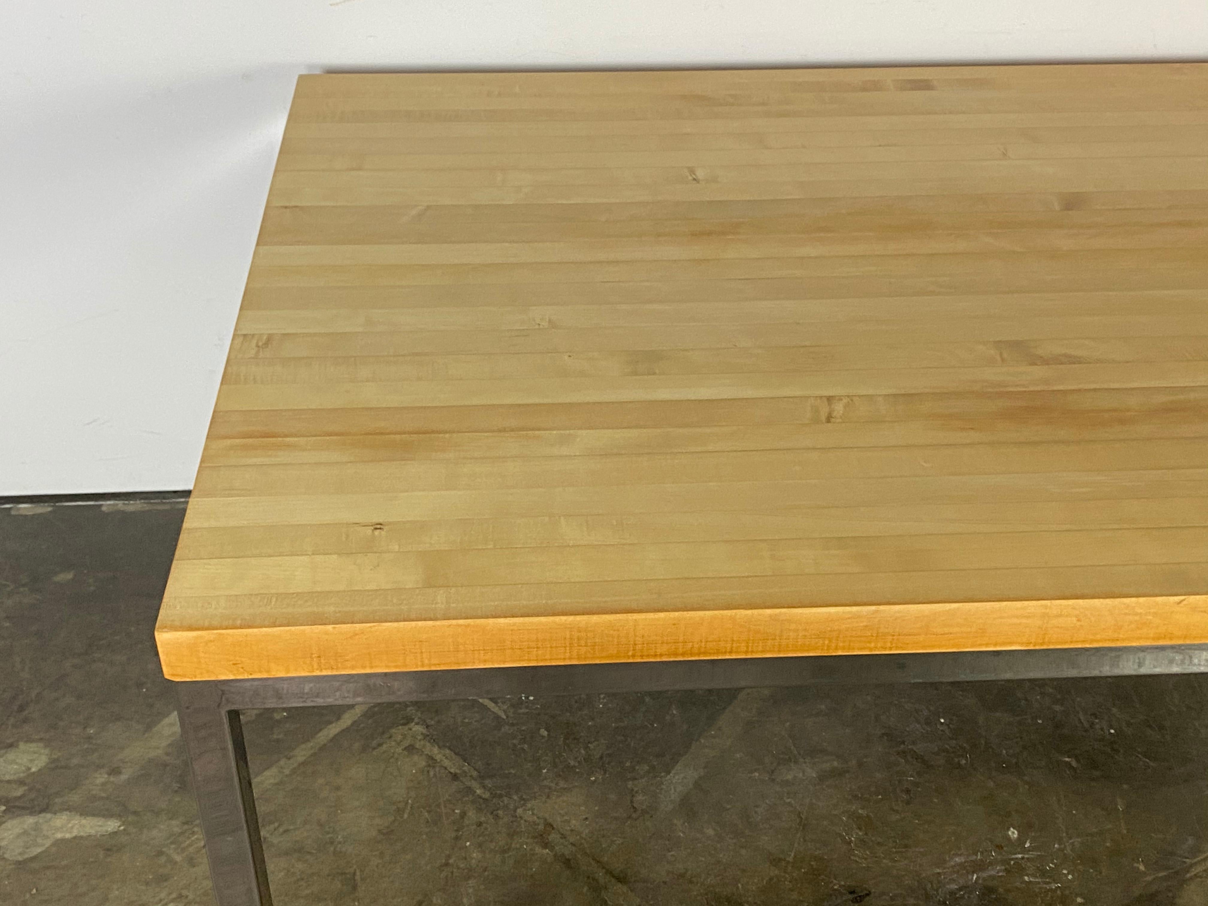 butcher block dining tables