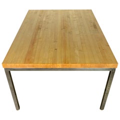Butcher Block Parsons Dining Table from Design Research