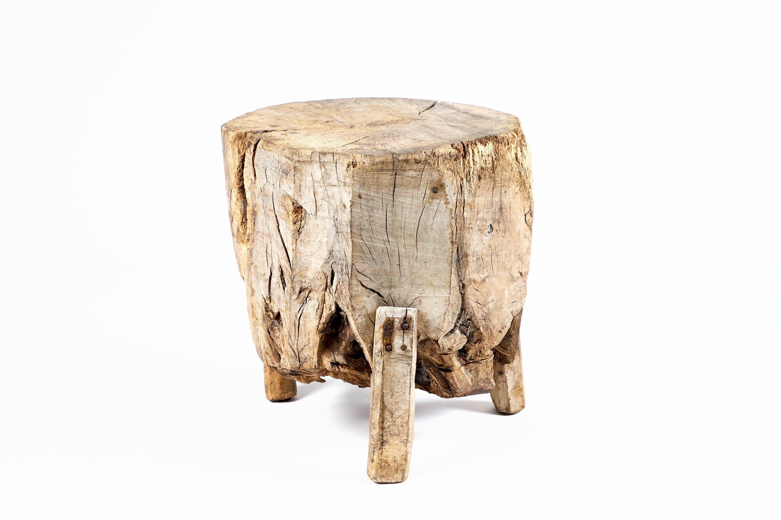 Early 19th Century Butcher Block Table For Sale