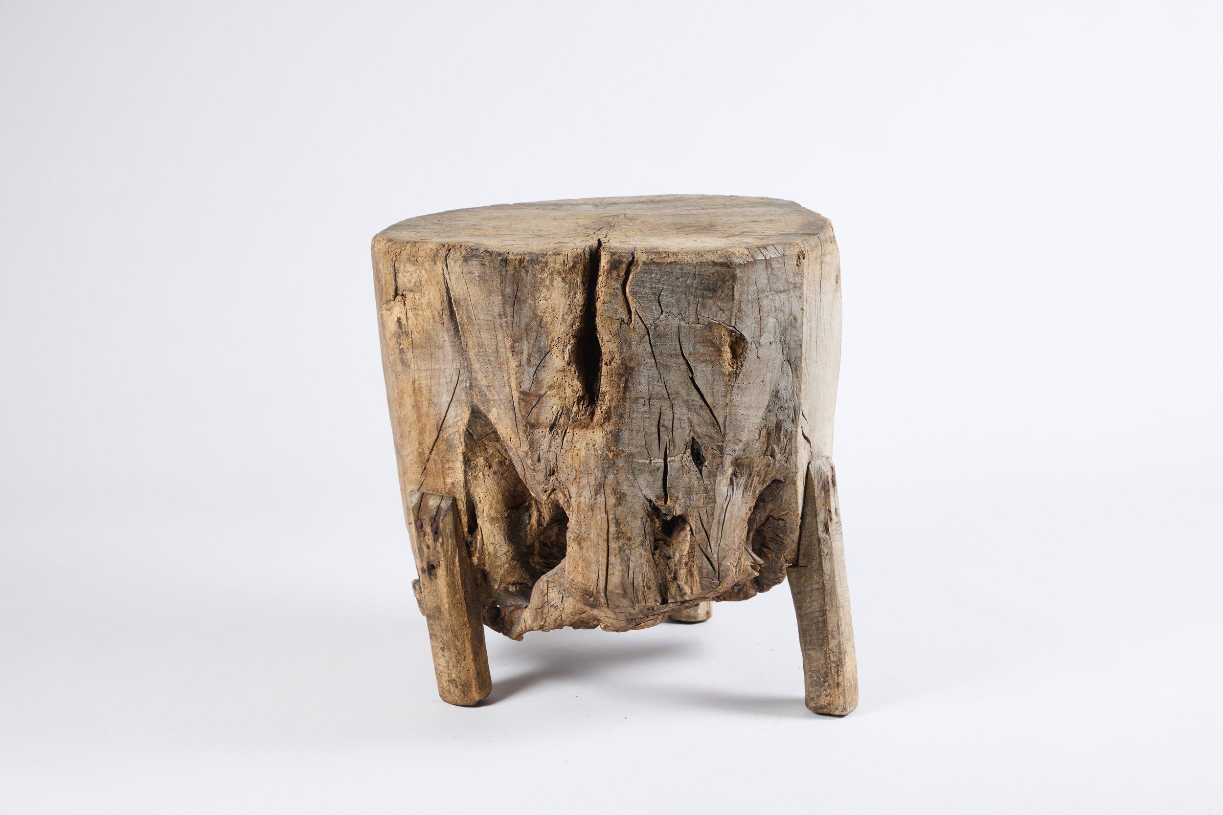 Reclaimed Wood Butcher Block Table For Sale
