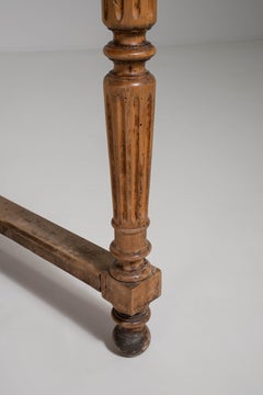 Table de boucher avec plateau en marbre