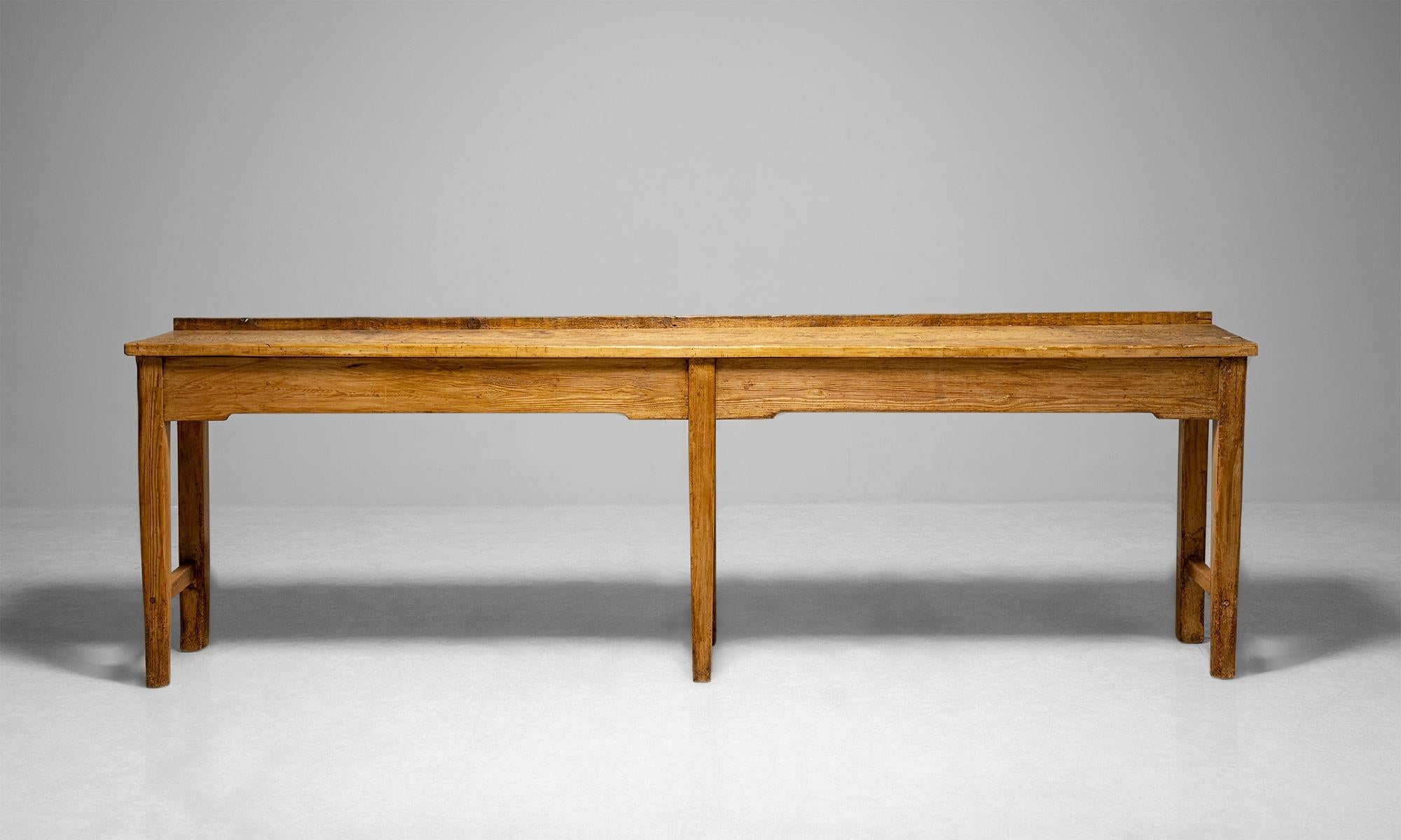 Late 19th Century Butchers Bench Work Table, England circa 1890