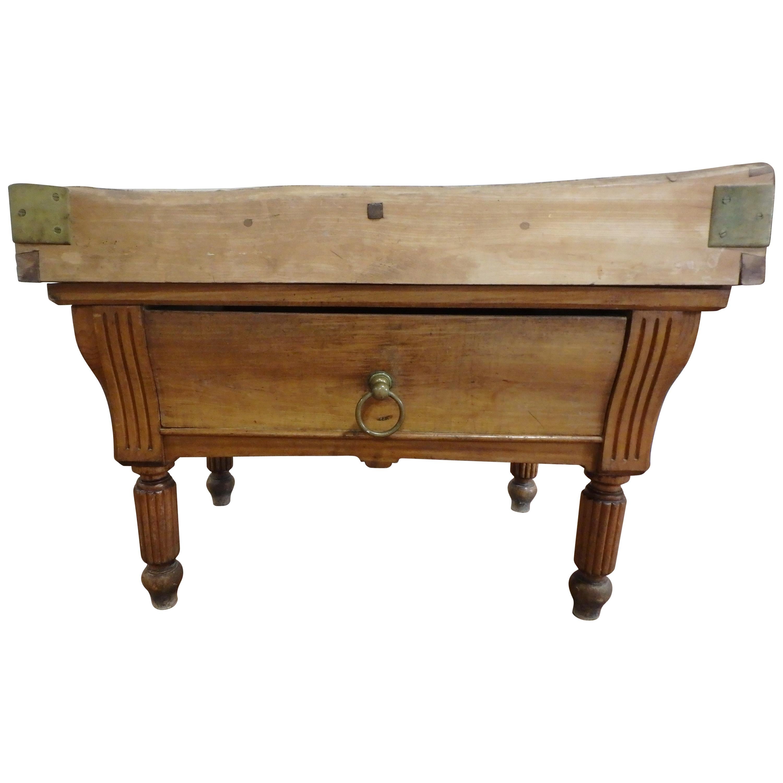 Miniature Butcher Block in Teak, Trip Trap, Denmark, 1990s For Sale at